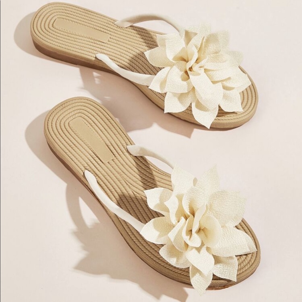 Floral Flip Flops